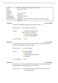 PSY 7713 (Behaviour Analytic Interventions) - Quiz 1 Unit 7 with Answers - 100 out of 100 points