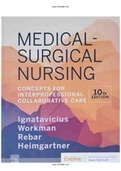 Medical Surgical Nursing 10th Edition Ignatavicius Test Bank