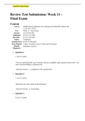  NURS 215/Nsg 6541 Final Exam NEWLY UPDATED 