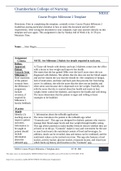 Chamberlain College of Nursing NR361_W4_Milestone2_Template