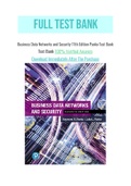 Business Data Networks and Security 11th Edition Panko Test Bank