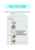 Concepts of Chemical Dependency 10th Edition Doweiko Test Bank