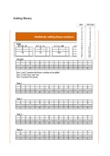 Binary and data representation Computer Science OCR GCSE AsLevle A level (9-1) Computer Science Revision Workbook, ISBN: 9781292131191