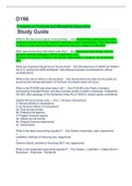 D196- Principles of Financial and Managerial Accounting study Guide.