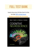 Cognitive Neuroscience 4th Edition Banich Test Bank