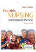 Pediatric Nursing The Critical Components of Nursing Care 2nd Edition Rudd Test Bank