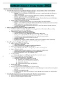 NURS341 Exam 1 Study Guide 