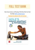 Holes Human Anatomy and Physiology 16th Edition Welsh Test Bank