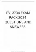 PVL3704 Latest exam pack questions and answers and summarized notes for exam preparation. Updated for 2024 exams .