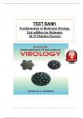 Test Bank for Fundamentals of Molecular Virology 2nd edition by Acheson, ISBN: 9780470900598, All 37 Chapters Covered | Complete Solution Guide.