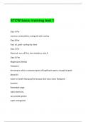 STCW basic training test 1 with correct answers