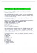 STCW Exam Questions and Answers