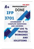 IFP3701 Assignment 4 (COMPLETE ANSWERS) 2024 (727536) - DUE 7 October 2024