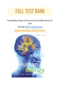 Human Biology Concepts and Current Issues 8th Edition Johnson Test Bank