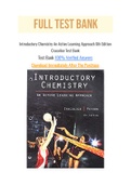 Introductory Chemistry An Active Learning Approach 6th Edition Cracolice Test Bank