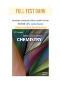 Introductory Chemistry 9th Edition Zumdahl Test Bank