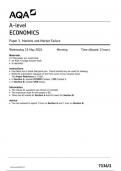 AQA ECONOMICS 7136-1  Markets and market failure-QP-Economics-A-15May  2024