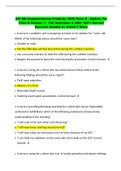 ATI RN Comprehensive Predictor 2019 Form E - Update For Form D Version 2 - 100 Questions & With 100% Correct Answers Graded A+ Rated 5 Stars