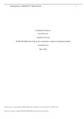 NURS-FPX4060_BorovacSarah_Assessment2-1/Capella University NURS-FPX4060 Practicing in the Community to Improve Population Health Assessment #2