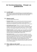 Samenvatting Hoofdlijnen Nederlands recht H1 t/m 5 (privaatrecht)