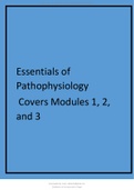 Test Bank For Essentials of Pathophysiology 8th Edition by Porth.