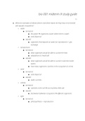 BIO 001 Midterm 3 Study Guide