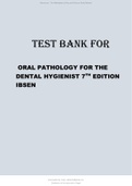 TEST BANK FOR ORAL PATHOLOGY FOR THE DENTAL HYGIENIST 7TH EDITION IBSEN.pdf