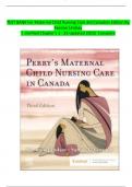  TEST BANK For Maternal Child Nursing Care 3rd Canadian Edition By Keenan Lindsay  | Verified Chapter's 1 - 25 Updated 2023| Complet