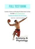 Essentials of Anatomy and Physiology 6th Edition Martini Test Bank