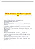  CAISS Questions And Answers Graded A+.