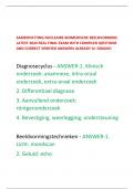 SAMENVATTING NUCLEAIRE BIOMEDISCHE BEELDVORMING LATEST 2024 REAL FINAL EXAM WITH COMPILED QIESTIONS AND CORRECT VERIFIED ANSWERS ALREADY A+ GRADED