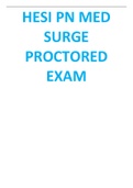 HESI PN MED SURGE PROCTORED EXAM (14 DIFFERENT VERSIONS)(2022/2023)