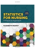 Statistics for Nursing A Practical Approach 3rd Edition Heavey Test Bank