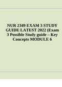 NUR 2349 Exam 2 NURSING 1 – Latest Exam Guide to Score A+ Rasmussen College, NURSING NUR 2349 PN1 Exam 3, NURSING / NUR 2349 PN1 Exam 3 (Latest Complete Exam Guide 2022) | NUR 2349 PN1 Exam 3, NUR 2349 / NUR2349 EXAM 3 STUDY GUIDE LATEST & NUR 2349 EXAM 3