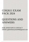 COS2611 Exam pack 2024(Programming: Data Structures)