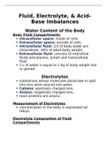 Fluid Electrolyte/ Acid Base Imbalances NCLEX Review