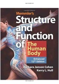 Test Bank Memmlers Structure and Function of the Human Body 12th Edition Cohen