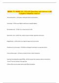 BIOD 171 MODULE 3 EXAM Questions and Answers with Complete Solutions rated A+