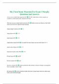 Bio Chem Study Materials For Exam 1 Murphy Questions And Answers