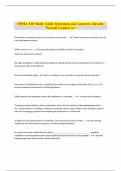 OSHA 510 Study Guide Questions and Answers Already Passed| Graded A+