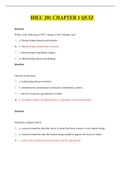 HIEU 201 Chapter 1 Quiz / HIEU201 Chapter 1 Quiz (2 Versions)(New, 2022-2023) : Liberty University 