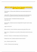 BIO 111 TAMU Fletcher Exam 3 Questions And Answers 100% Solved | Graded A+