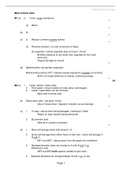 AQA AS/A Level Biology - Cells and Membranes Booklet, Workbook and Mark scheme (2020-21)