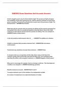 EAB3002 Exam Questions And Accurate Answers