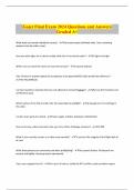 Gojet Final Exam 2024 Questions and Answers Graded A+