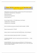 Gojet CRJ700 Limitations Exam Questions and Answers Graded A+