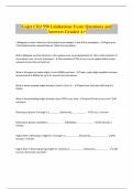 Gojet CRJ 550 Limitations Exam Questions and Answers Graded A+