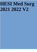 HESI MED-SURG EXAM - 2022/2023