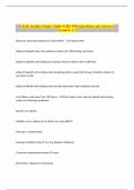 GoJet Airlines Study Guide (CRJ-550) Questions and Answers Graded A+