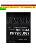 Test Bank For Guyton And Hall Textbook Of Medical Physiology 13th Edition By Hal Chapter 2 2022